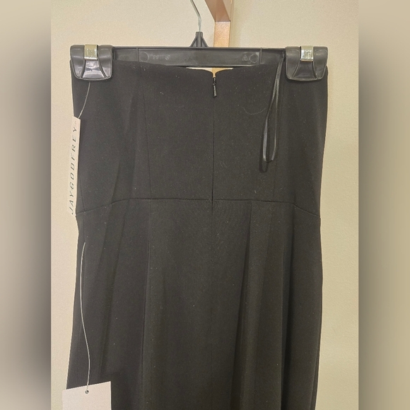 Jay Godfrey Sylvia Elegant Black Strapless Evening Gown - Picture 6 of 8